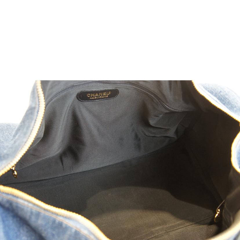 CHANEL シャネル/ビンテージデニム地2wayボストンG金具/【貴重】【レア】//4762831/Aランク/92