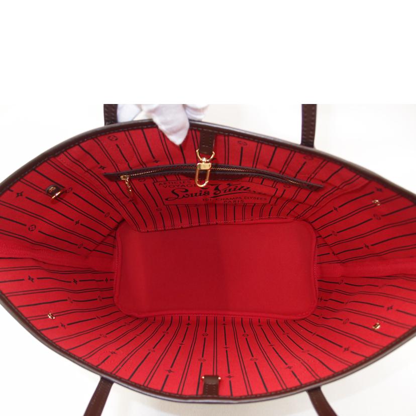 LOUIS VUITTON ルイヴィトン ルイ・ヴィトン ビトン 市松模様 ブラウン 茶 ショルダーバッグ ハンドバッグ トートバッグ メンズ レディース 定番 人気 LV 肩がけ/旧型ネヴァーフルMM/ダミエ・エベヌ/N51105//CA0***/SAランク/69