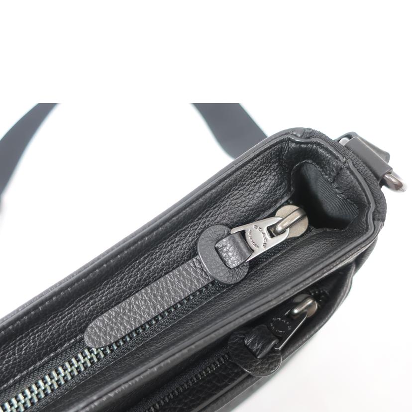 COACH コーチ/トンプソン シグネチャー ジャガード ショルダーバッグ ブラック系/C5291//Aランク/65