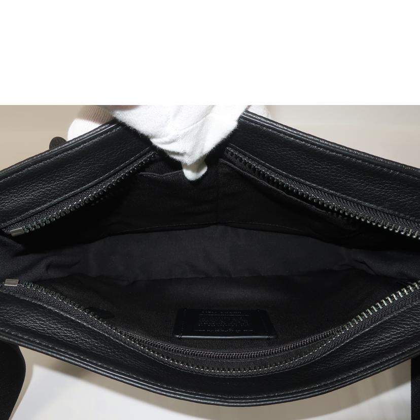 COACH コーチ/トンプソン シグネチャー ジャガード ショルダーバッグ ブラック系/C5291//Aランク/65