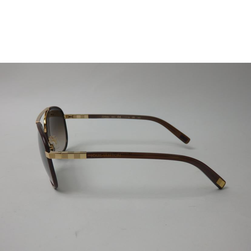 LV ルイヴィトン/アトラクション・パイロットサングラス/茶/Z0706U//J0165/ABランク/84