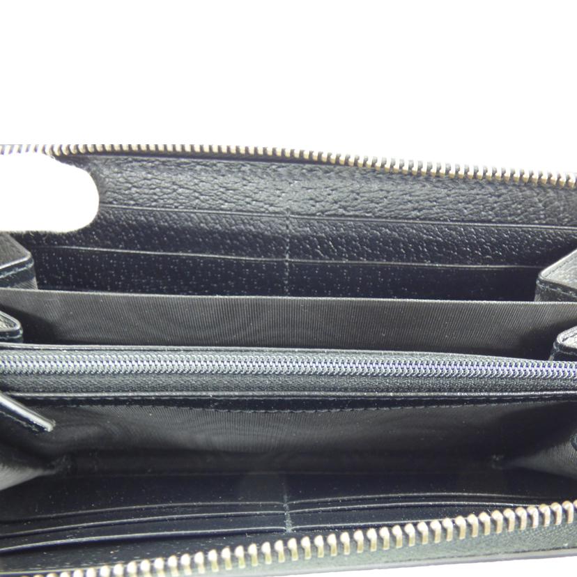 GUCCI グッチ/GGマーモントレザーラウンドファスナー長財布/428736//210*/Aランク/64