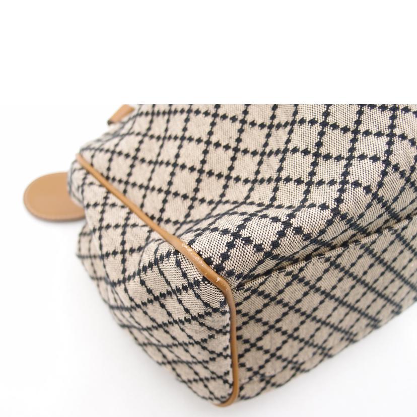 GUCCI グッチ ハンドバック トートバッグ ショルダーバッグ キャンバス 茶 黒 レディース/スーキーディアマンテトート/ベージュ/211944//200***/Aランク/69