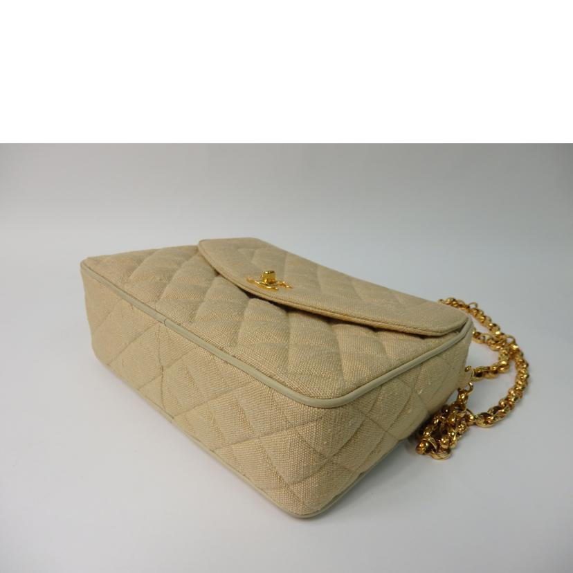 CHANEL シャネル/マトラッセフリンジチェーンショルダー/キャンバス/ベージュ//2766306/ABランク/84