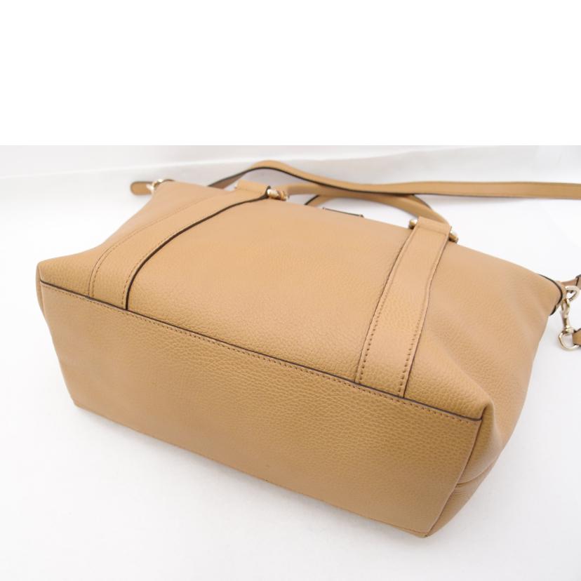 GUCCI グッチ トートバック ショルダーバッグ ハンドバック 斜め掛け バンブー レディース A4対応 /レザー2wayトート/ベージュ/339548//200***/Aランク/69