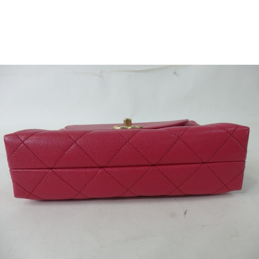 CHANEL シャネル/マトラッセチェーンショルダーバッグ/ツーウェイ/ココマーク/キャビアスキン/ピンク/ゴールド金具//299*****/Aランク/84