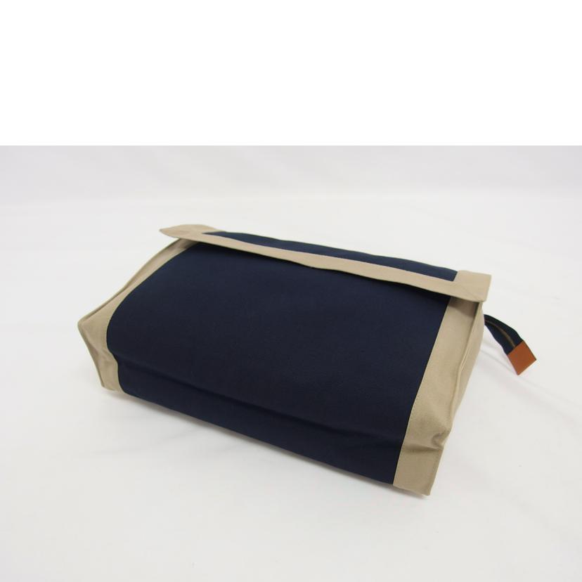 HERMES エルメス/タピドセル/クラッチバッグ/ネイビー×ベージュ//ABランク/04