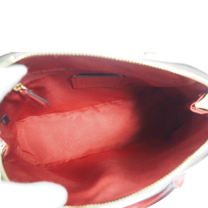 COACH コーチ/ハンドB/シグネチャー ケイティサッチェル/茶x赤/2558//ABランク/79