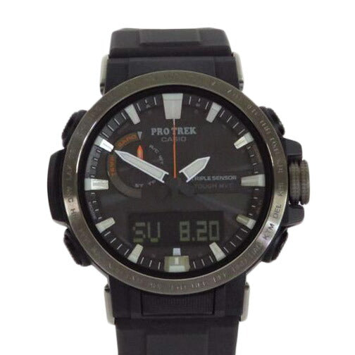 CASIO カシオ/PROTREK ソーラー電波時計/PRW-60Y//557*/Aランク/81