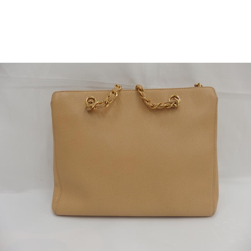 CHANEL シャネル/キャビアスキン チェーンハンドバック//528****/Bランク/82