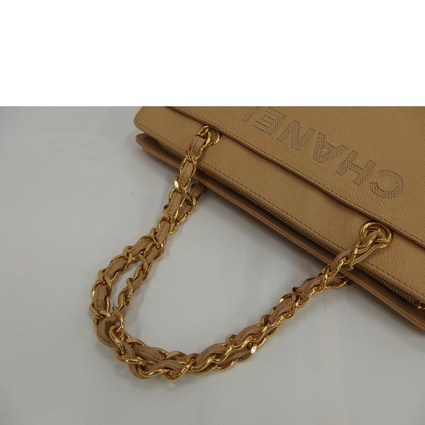 CHANEL シャネル/キャビアスキン チェーンハンドバック//528****/Bランク/82