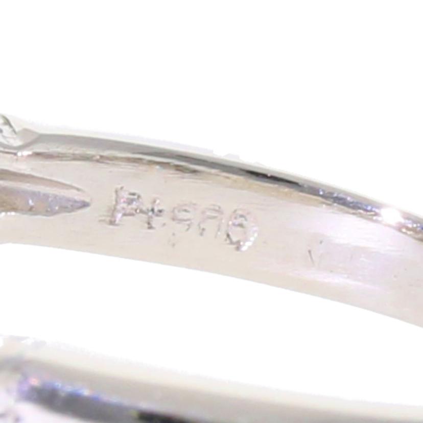 Pt900/Pt900ダイヤリング 1.01/#10/4.5//1.01/Aランク/75