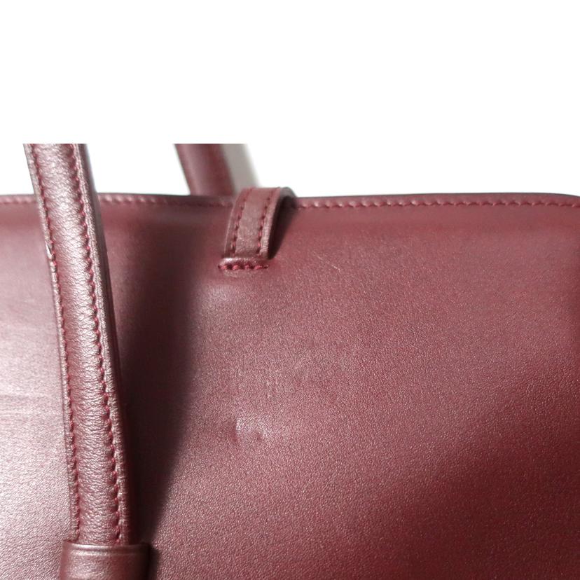 Cartier カルティエ/カンボン ショルダートートバッグ ハンド ワインレッド//ABランク/65