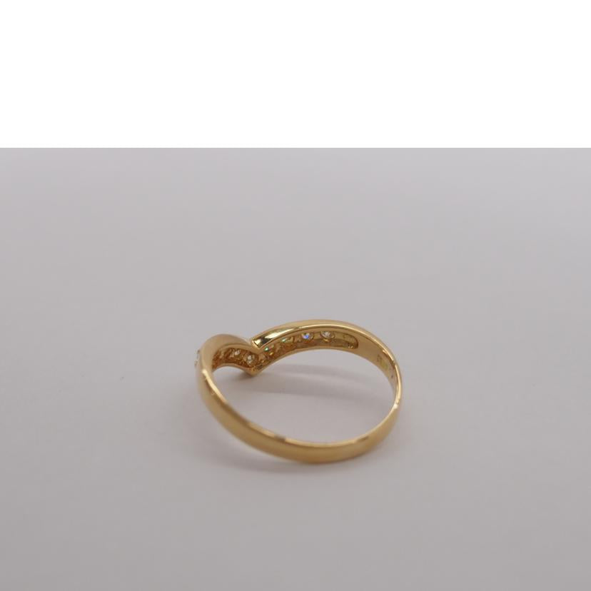 / K18ダイヤリング0.30ct//ABランク/76