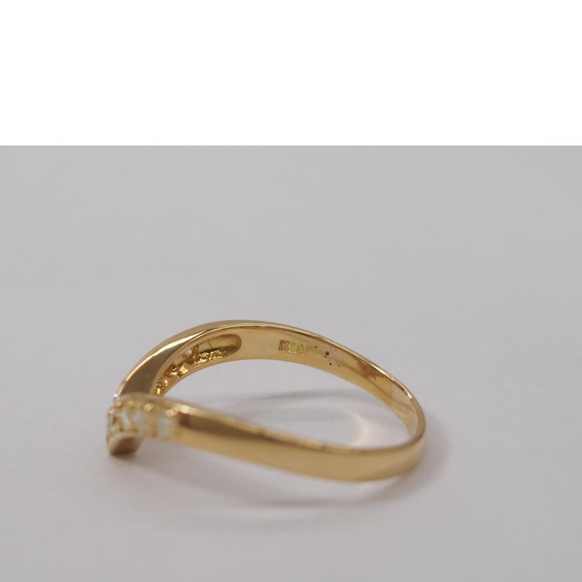 / K18ダイヤリング0.30ct//ABランク/76