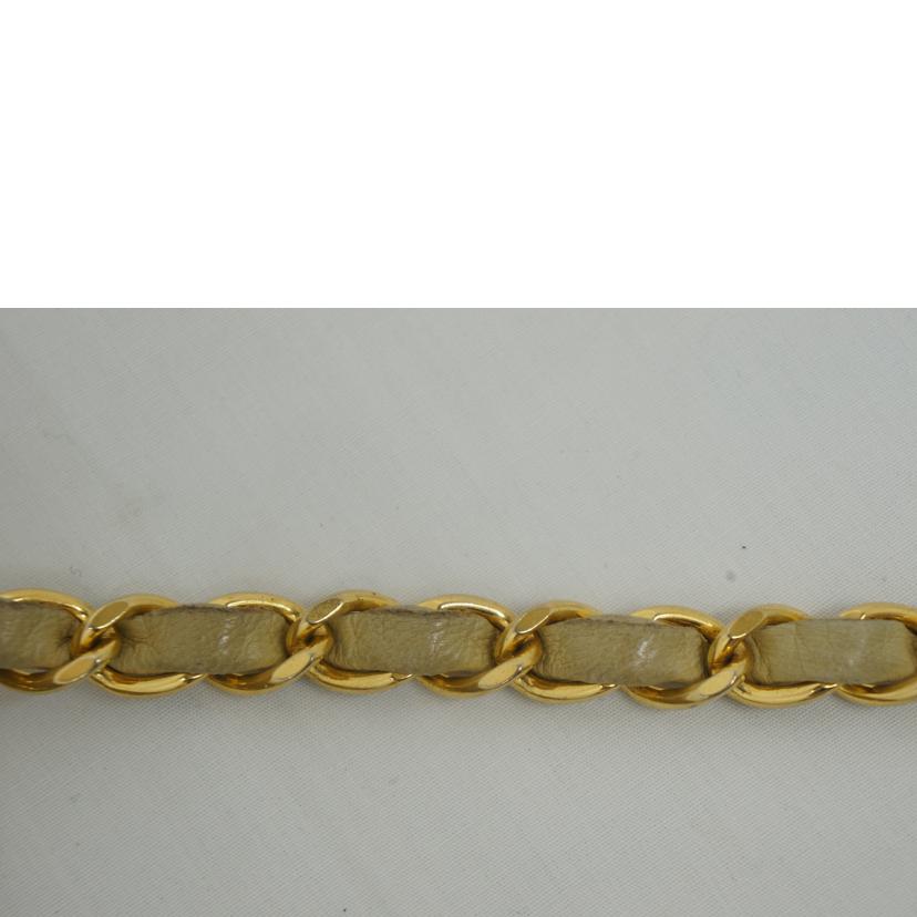 CHANEL シャネル/マトラッセ/Wフラップラムスキンチェーンショルダー/ベージュ/A01112//2288340/ABランク/09