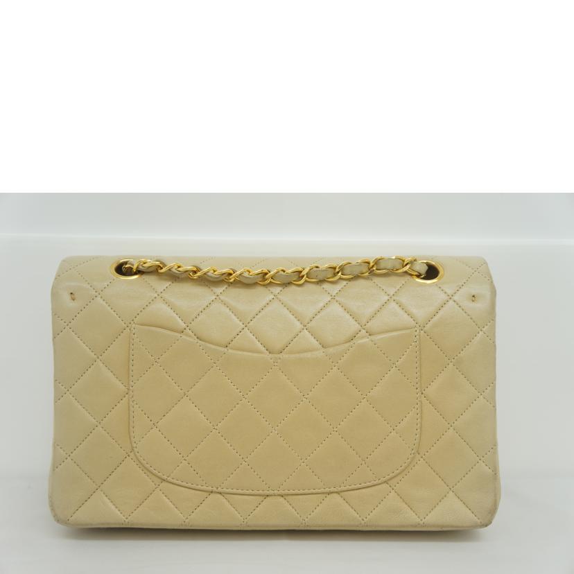 CHANEL シャネル/マトラッセ/Wフラップラムスキンチェーンショルダー/ベージュ/A01112//2288340/ABランク/09