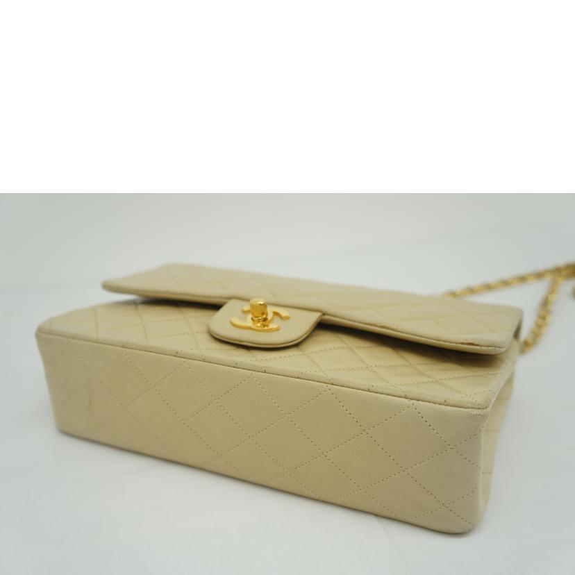 CHANEL シャネル/マトラッセ/Wフラップラムスキンチェーンショルダー/ベージュ/A01112//2288340/ABランク/09