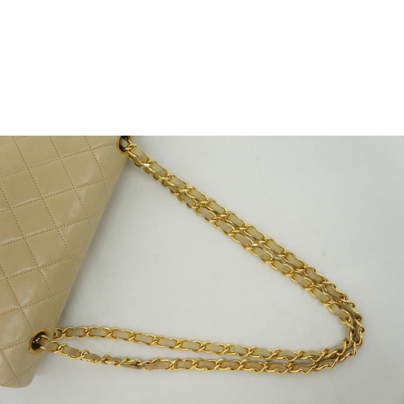 CHANEL シャネル/マトラッセ/Wフラップラムスキンチェーンショルダー/ベージュ/A01112//2288340/ABランク/09