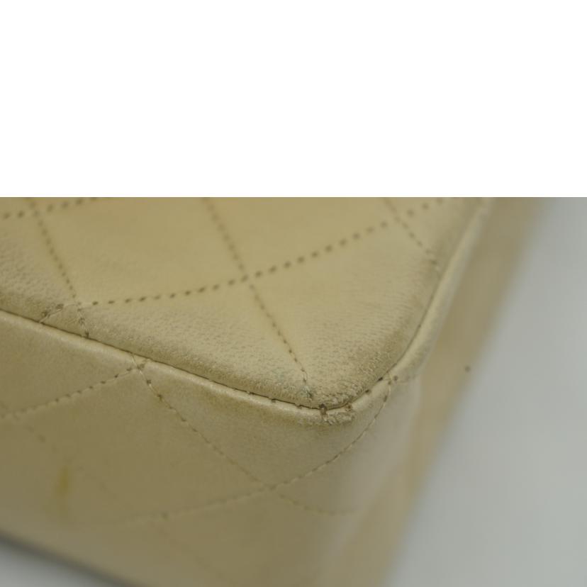 CHANEL シャネル/マトラッセ/Wフラップラムスキンチェーンショルダー/ベージュ/A01112//2288340/ABランク/09