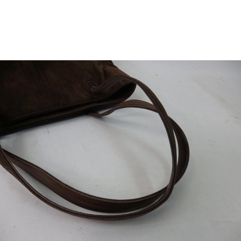 CHANEL シャネル/ココマークスエードレザートート/茶//549****/BCランク/84