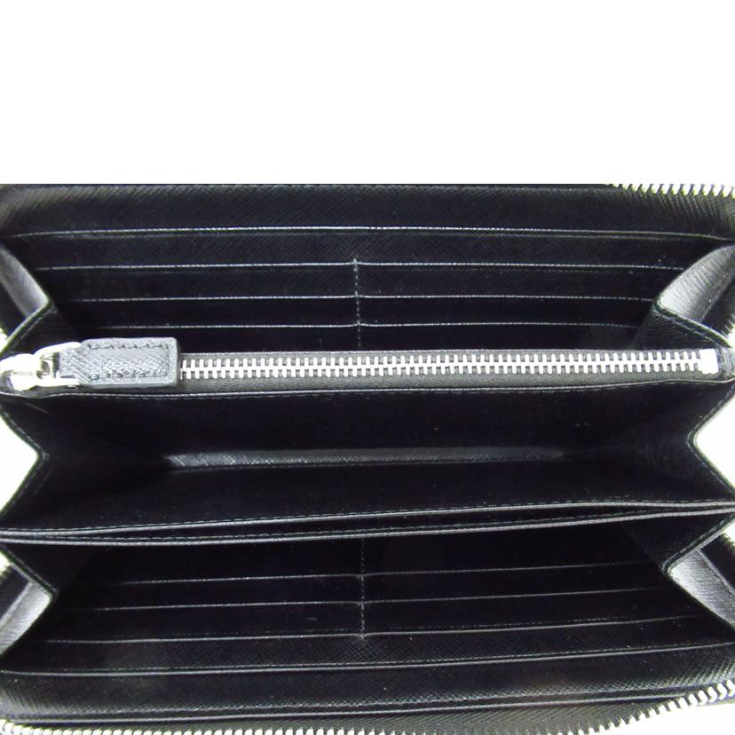 PRADA/ラウンドファスナー長財布/サフィア-ノ/2ML317//ABランク/63