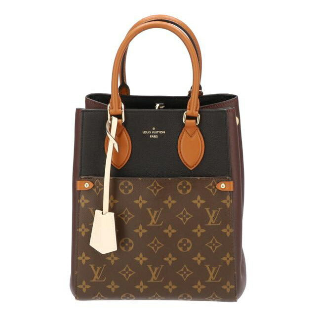 LV ルイヴィトン/フォールドトートMM/モノグラム・ノワール/ワイン/クレーム/M45409//IC/SAランク/75