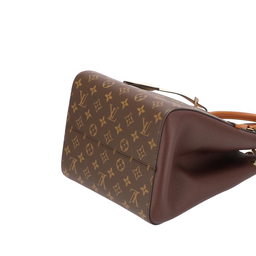 LV ルイヴィトン/フォールドトートMM/モノグラム・ノワール/ワイン/クレーム/M45409//IC/SAランク/75
