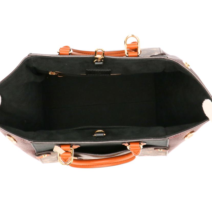 LV ルイヴィトン/フォールドトートMM/モノグラム・ノワール/ワイン/クレーム/M45409//IC/SAランク/75