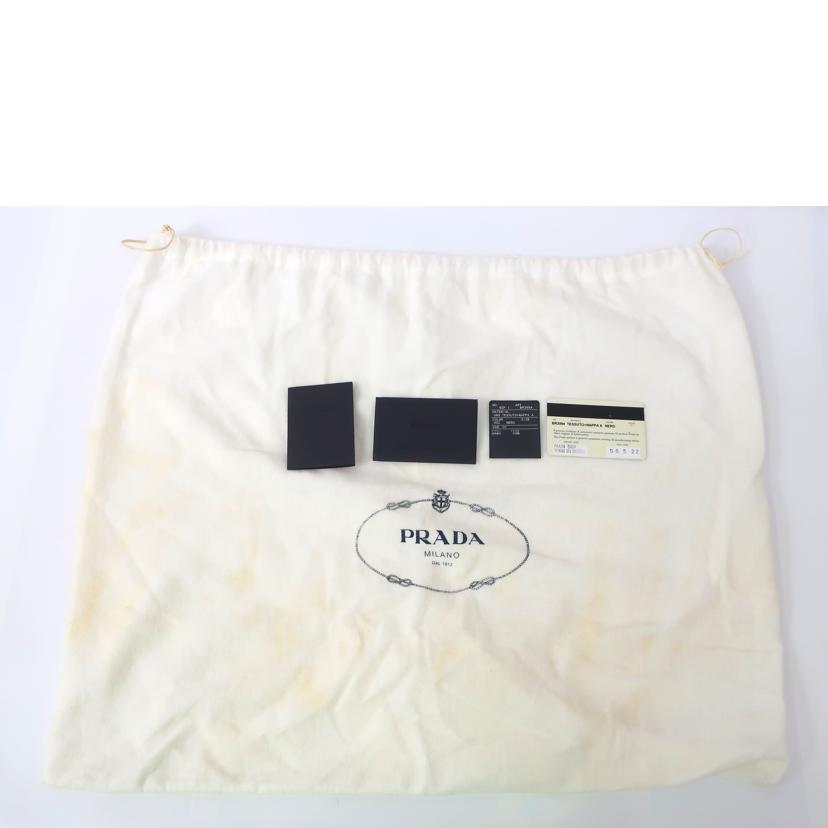PRADA プラダ/レザー×ナイロン ハンドバッグ ブラック/BR3994//Bランク/65