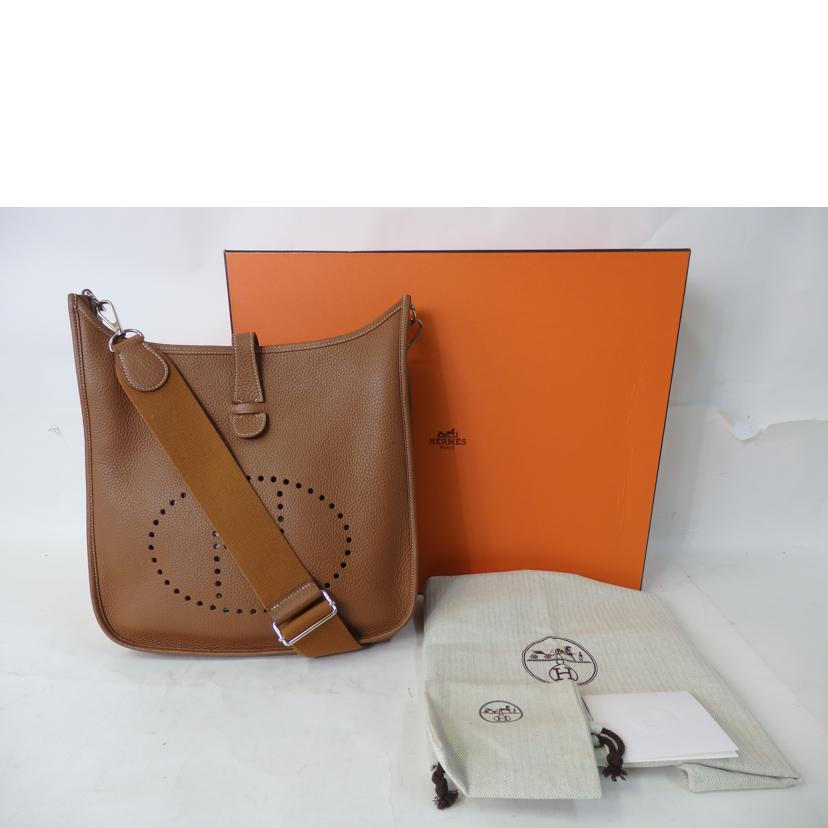 HERMES エルメス/エブリン3 Ⅲ GM/トリヨンクレマンス/ブラウン/シルバー金具/056275CK//□O刻*/ABランク/84