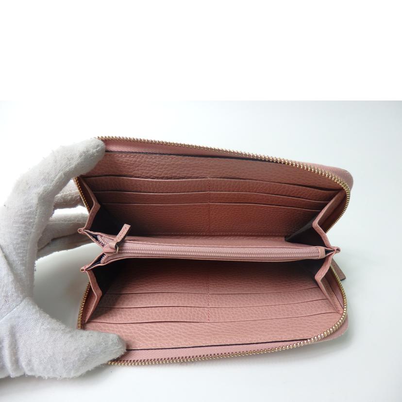 GUCCI グッチ/インターロッキングGラウンドファスナー長財布/449347//496334/Aランク/84