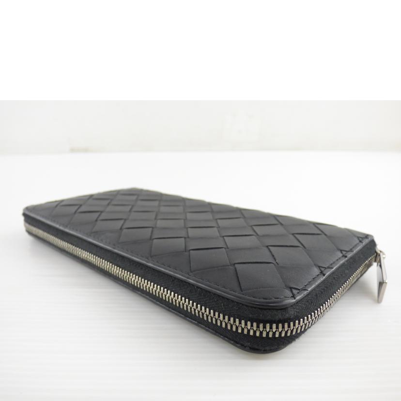 BOTTEGA VENETA ボッテガベネタ/レザーラウンドファスナー長財布//P02*******/Bランク/64