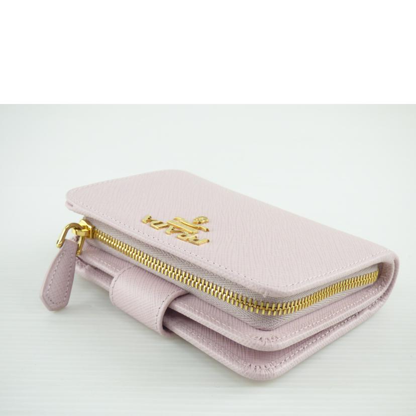 PRADA プラダ/サフィアーノ2つ折りレザー財布/1ML018//Aランク/64