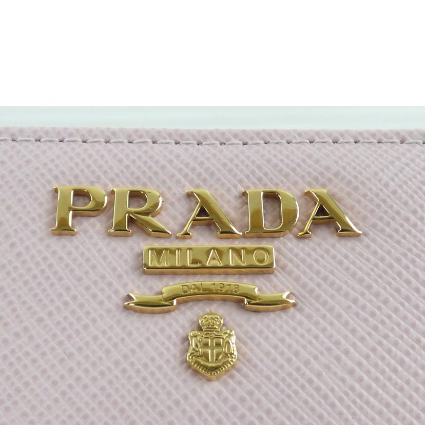 PRADA プラダ/サフィアーノ2つ折りレザー財布/1ML018//Aランク/64