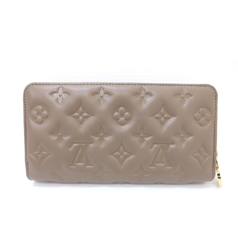 LV LV/ジッピーウォレット/モノグラム・エンボス/トープ/M81511//RFI*/ABランク/88