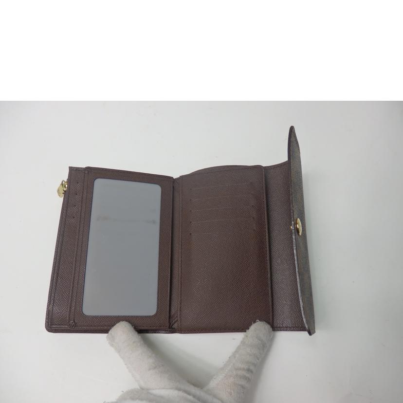 LV ルイ・ヴィトン/ポルトフォイユ・アレクサンドラ/ダミエ/N63067//CR2152/ABランク/84