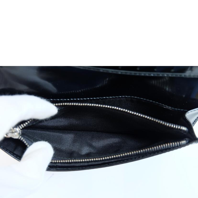 DIOR HOMME ディオールオム/メンズエナメル二つ折り長財布/02-LU-0122//ABランク/71