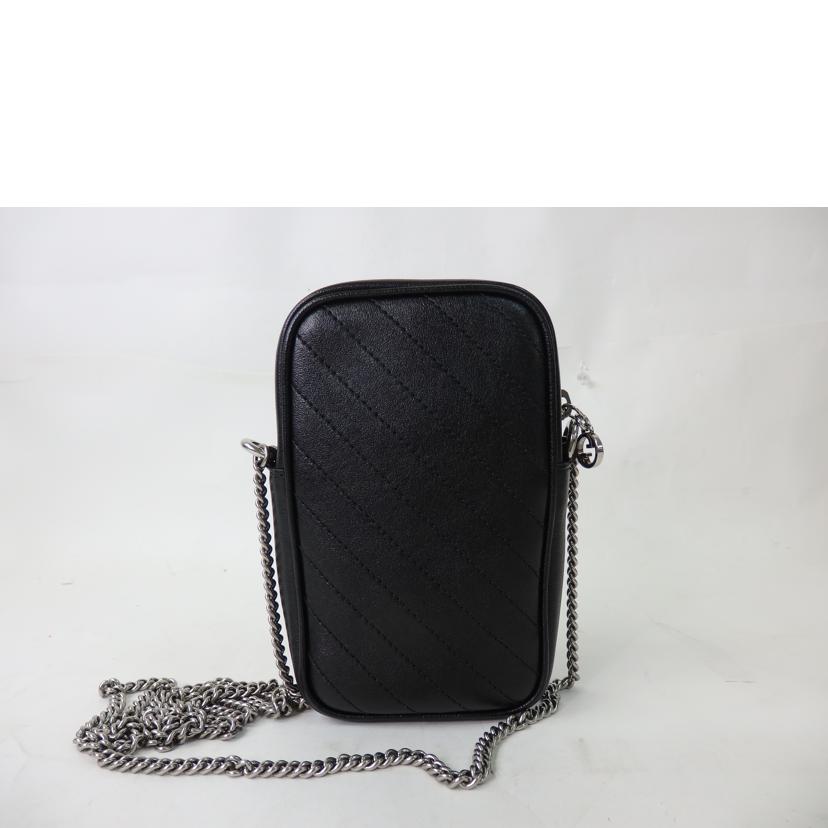 GUCCI グッチ/グッチブロンディミニバッグ/レザー/ブラック/760315//041*/SAランク/84