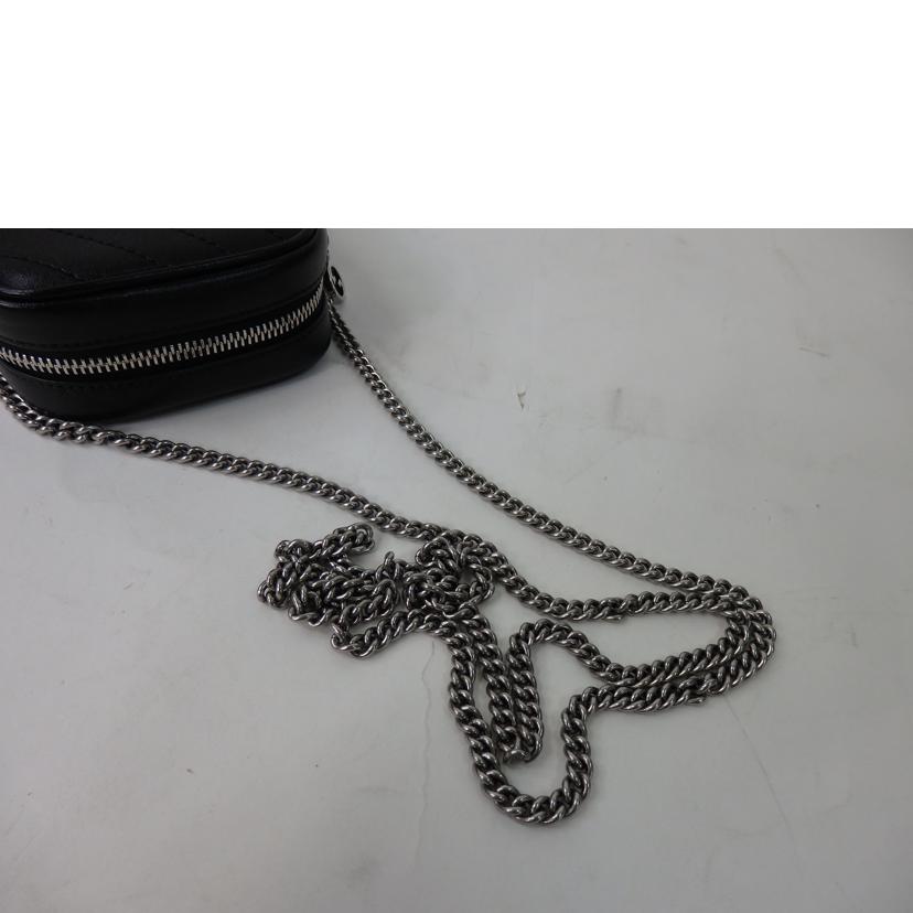 GUCCI グッチ/グッチブロンディミニバッグ/レザー/ブラック/760315//041*/SAランク/84