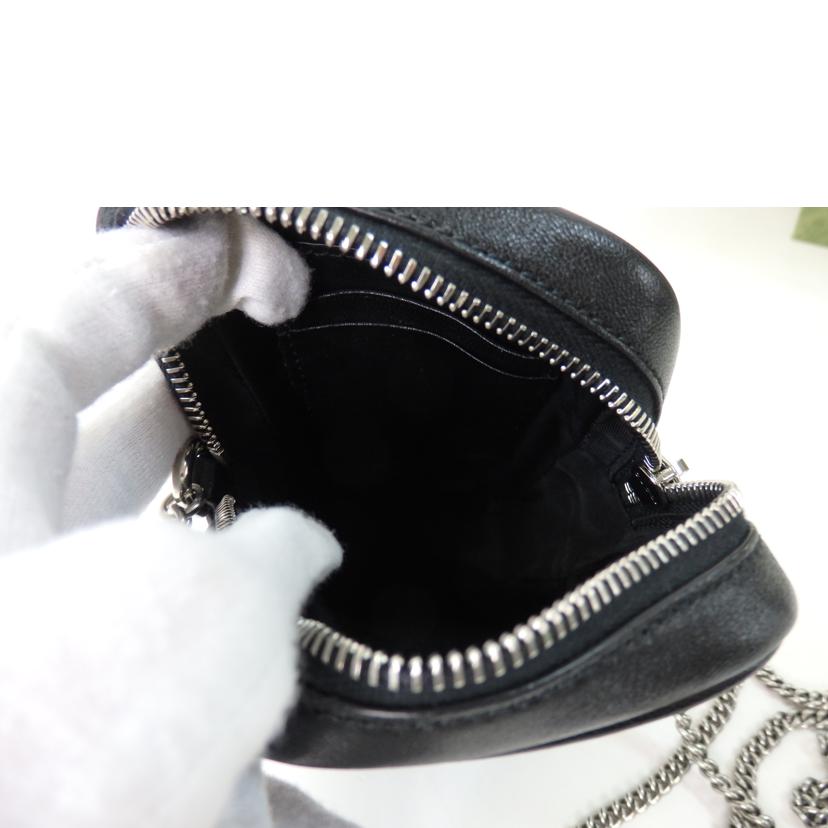 GUCCI グッチ/グッチブロンディミニバッグ/レザー/ブラック/760315//041*/SAランク/84