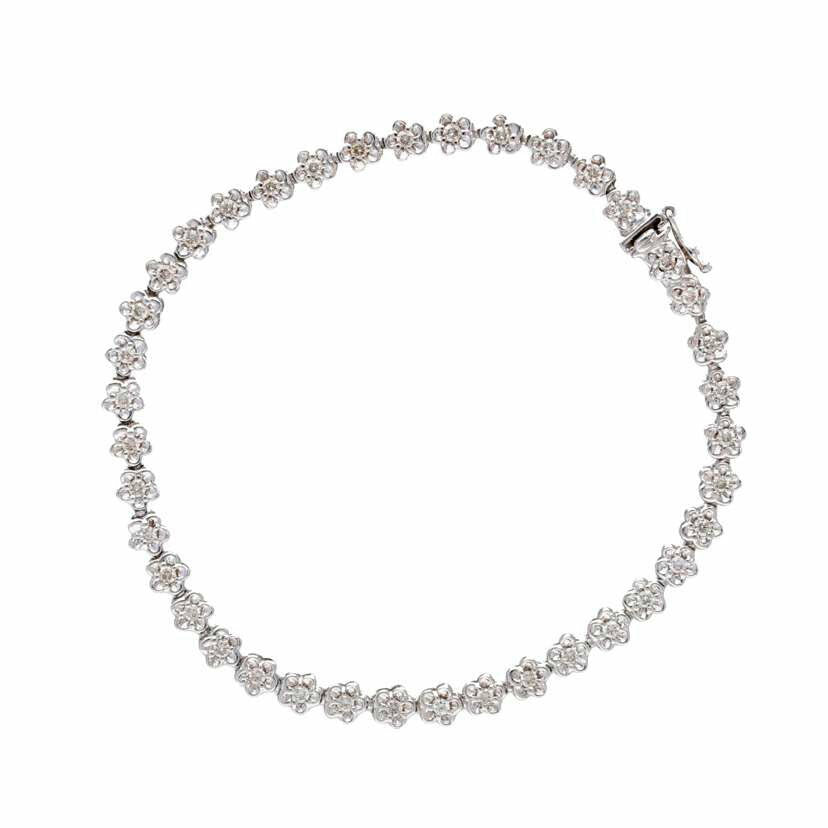 Pt900/Pt900ダイヤBL 1.00/18.5cm/11.9//1.00/Aランク/75