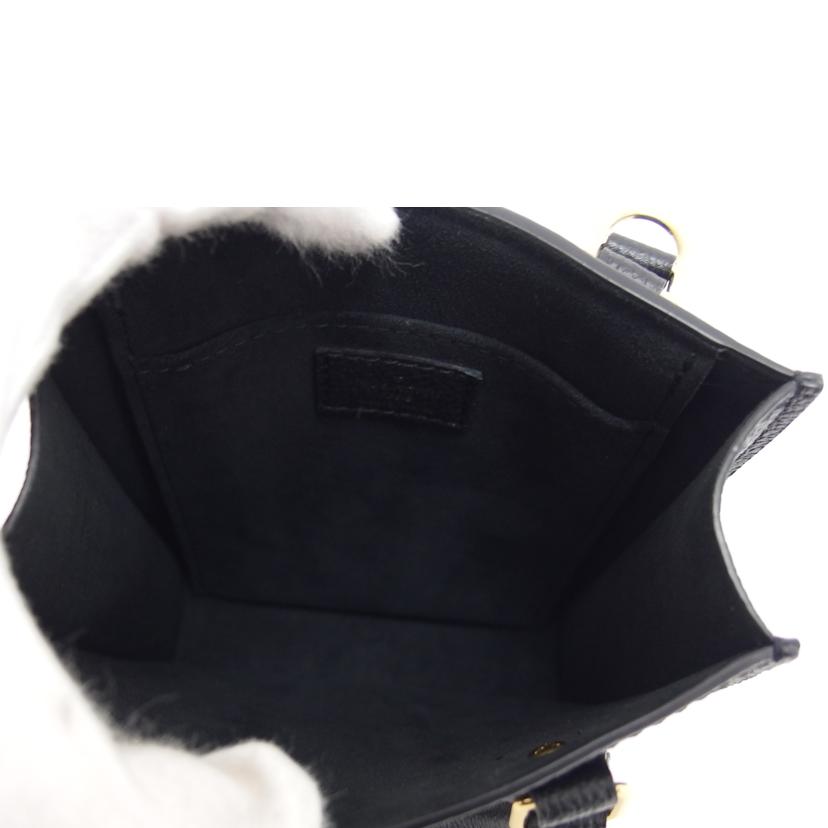 LV ルイ・ヴィトン ミニショルダーバッグ バイカラー ブラック×ベージュ/プティット・サックプラ/モノグラム/アンプラント/M81416//ICチ***/Aランク/04