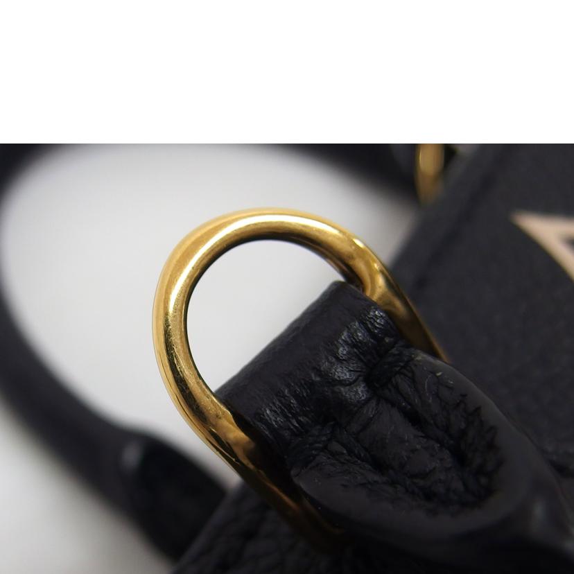 LV ルイ・ヴィトン ミニショルダーバッグ バイカラー ブラック×ベージュ/プティット・サックプラ/モノグラム/アンプラント/M81416//ICチ***/Aランク/04