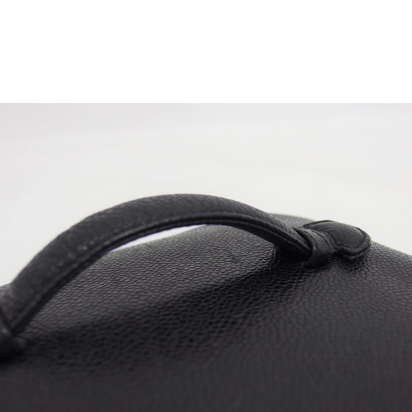 CHANEL シャネル/ココマークキャビアスキン/バニティバッグ/ブラック/A01997//3628454/Aランク/04