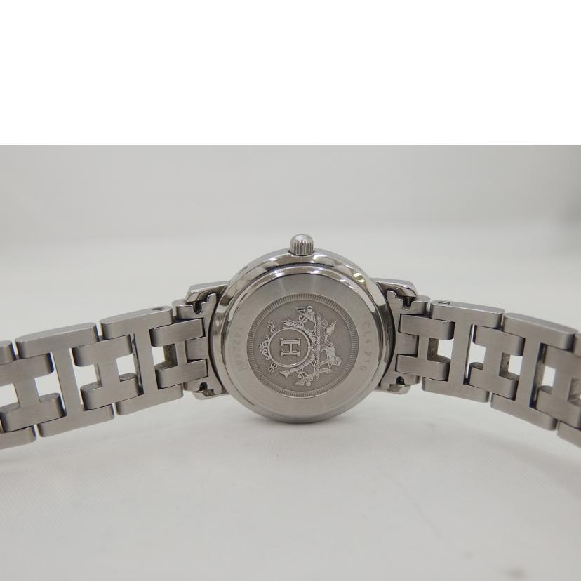 HERMES エルメス/クリッパー/グレー文字盤/クォーツ/CL4.210//1422404/Bランク/82