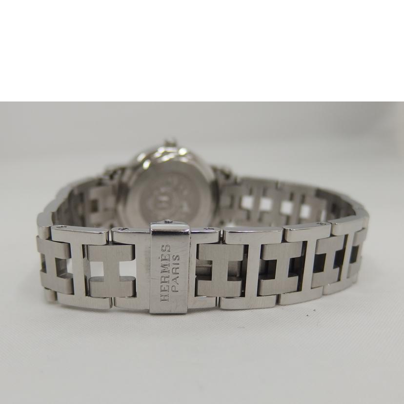 HERMES エルメス/クリッパー/グレー文字盤/クォーツ/CL4.210//1422404/Bランク/82