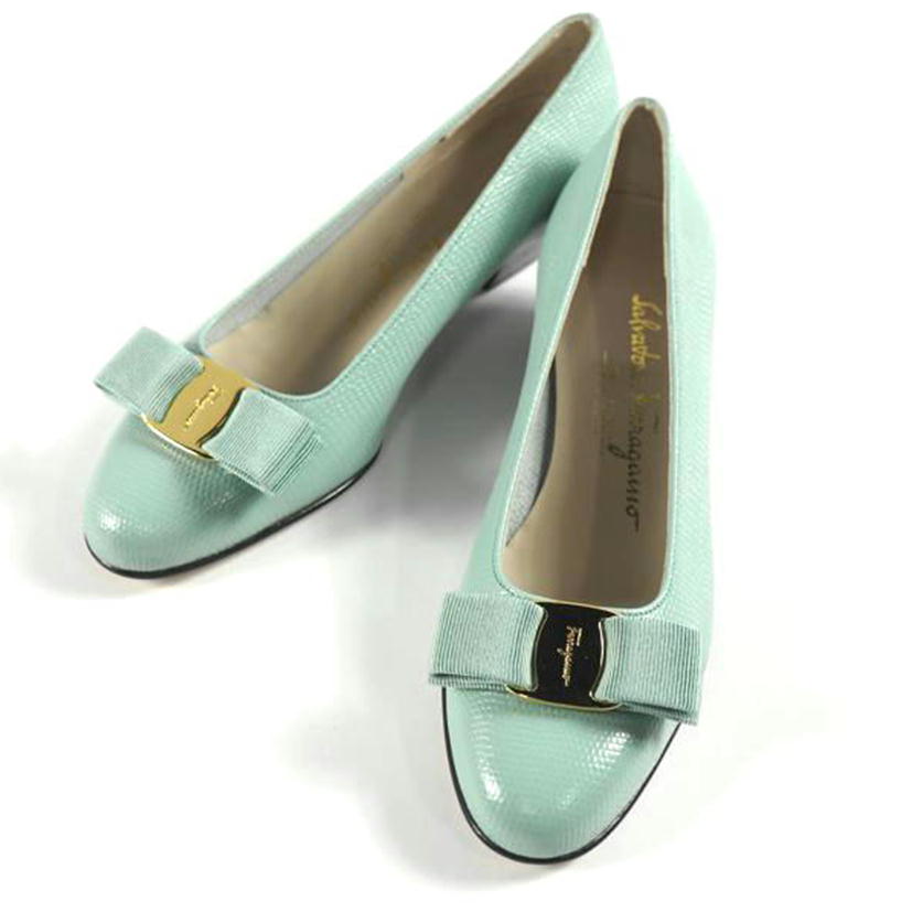 SalvatoreFerragamo サルヴァトーレフェラガモ/VARAリボンパンプス//SAランク/79