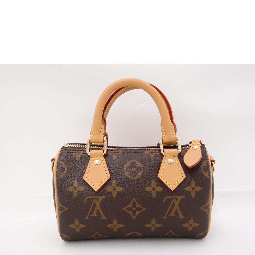 LOUIS VUITTON ルイヴィトン ビトン ミニボストン ミニバック 2WAYバック 茶 斜め掛け レディース/ナノ・スピーディ/ヴィヴィエンヌ/M82624//TY3***/SAランク/69