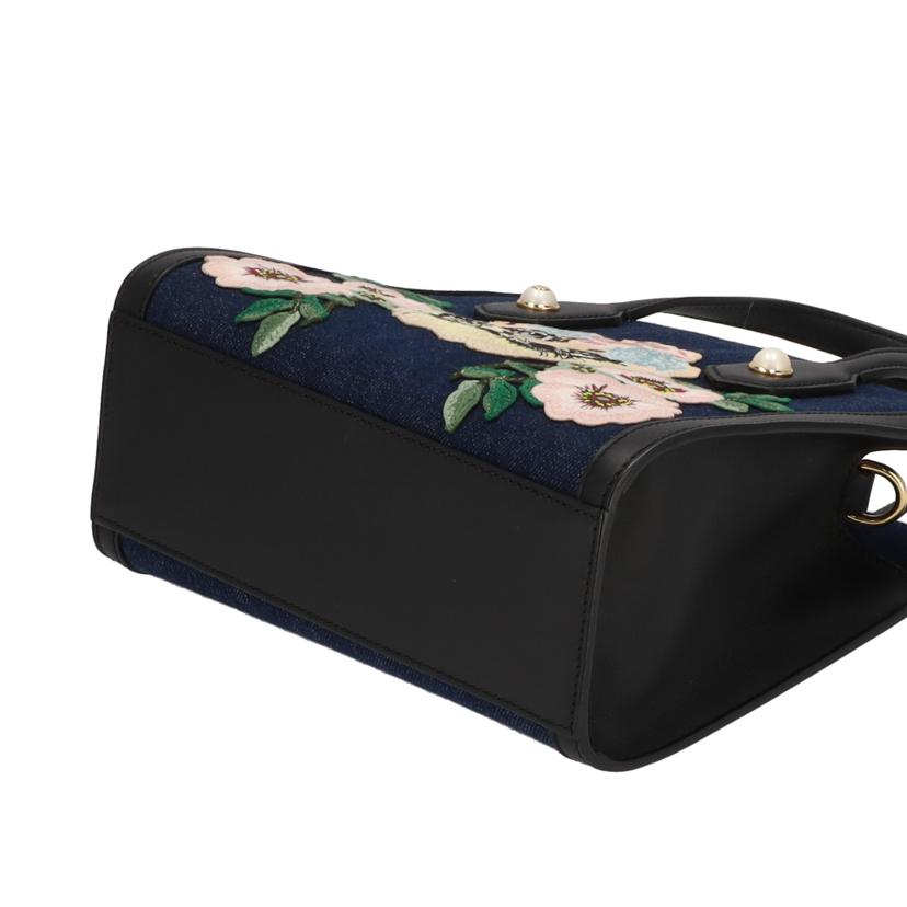 GUCCI グッチ/タイガーエンブロイダリーデニム2Wayショルダー/456546//498879/Aランク/75